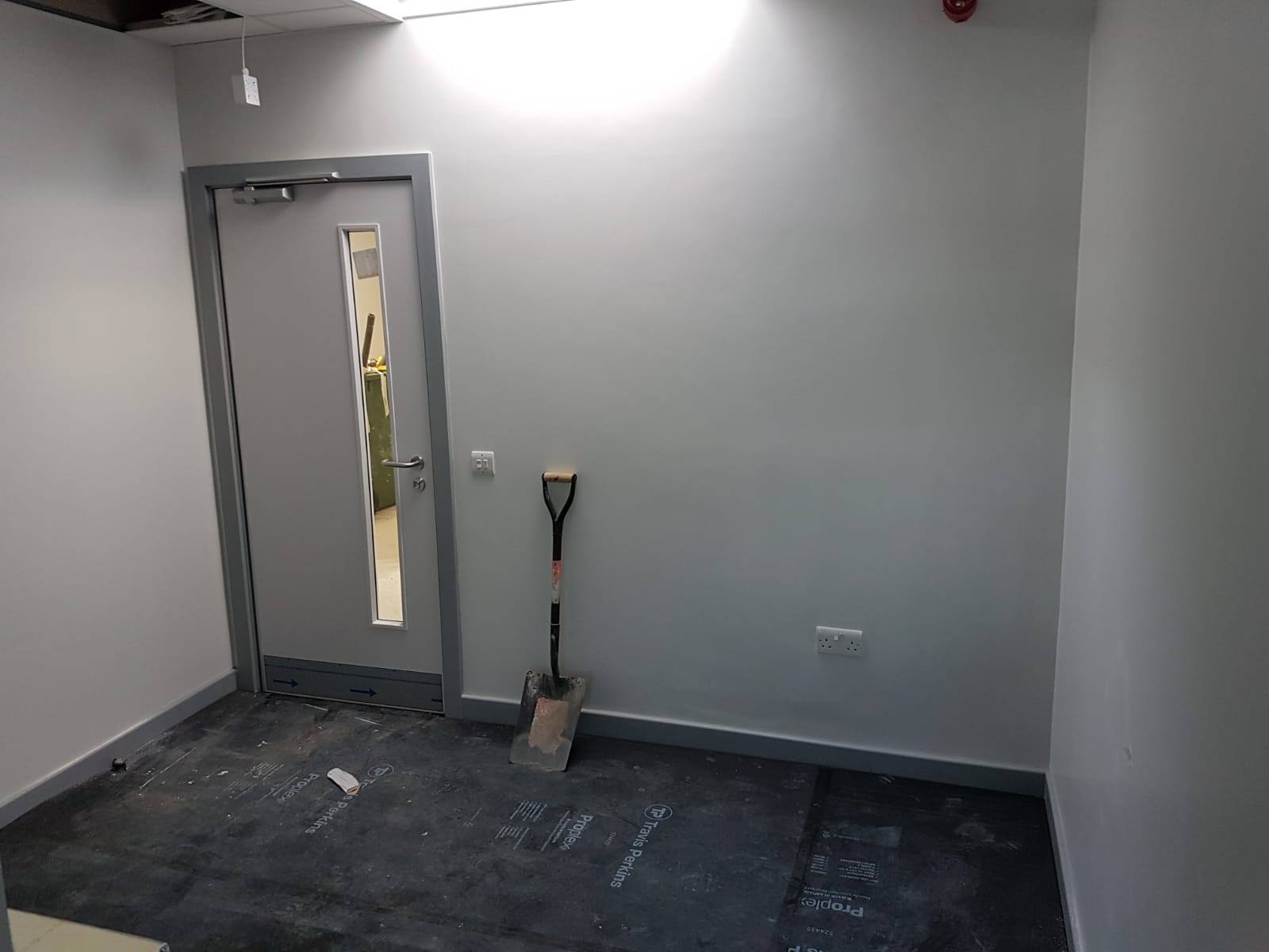 new school commercial painters project